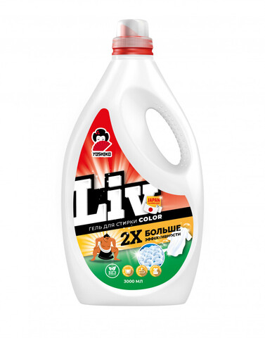 ГЕЛЬ ДЛЯ СТИРКИ LIV Color 3л.