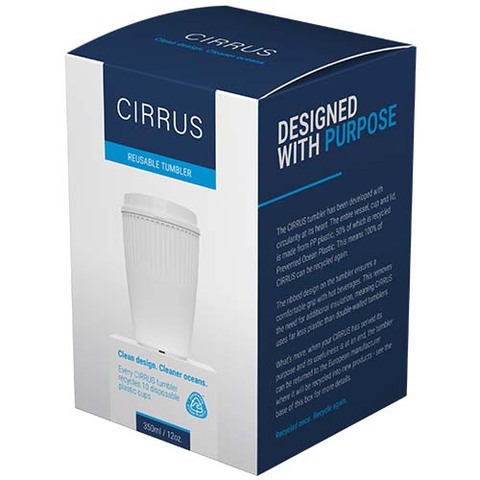 Cirrus POP кружка объемом 350 мл с крышкой, вращающейся на 360°