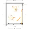 Cezares LUX-AH-FS-1-70/90-C-GM Душевой уголок