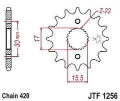 Звезда ведущая JTF1256 14