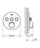 GROHE SmartControl Mixer 29146000 Термостат для душа встраиваемый на 3 потребителя