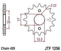 Звезда ведущая JTF1256 14