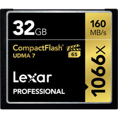 Карта памяти Lexar Compact Flash 32GB 1066X UDMA7 160Mb/s CF VPG-65