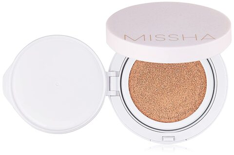Тональный крем кушон устойчивый полу-матовый Magic Cushion Cover Lasting SPF50+/PA+++ MISSHA