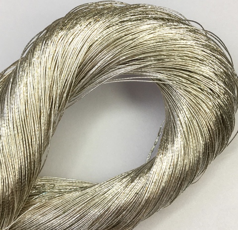 Металлизированные нити для вышивки Silver, 0,25 мм