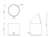 Decor Walther All in 0615460 Корзина для белья, цвет: чёрный