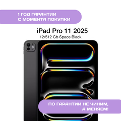 iPad Pro 11 (M5, 2025) 512 ГБ Чёрный космос (Space Black)