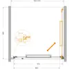 Cezares LUX-B-FS-1-100-C-CR Душевая дверь