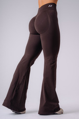 Леггинсы High-Waist Sculpting Flared Leggings FLOW SEAMLESS 498 Шоколадные