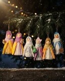 Набор ватных елочных игрушек ручной работы «Фрося» — фото 6