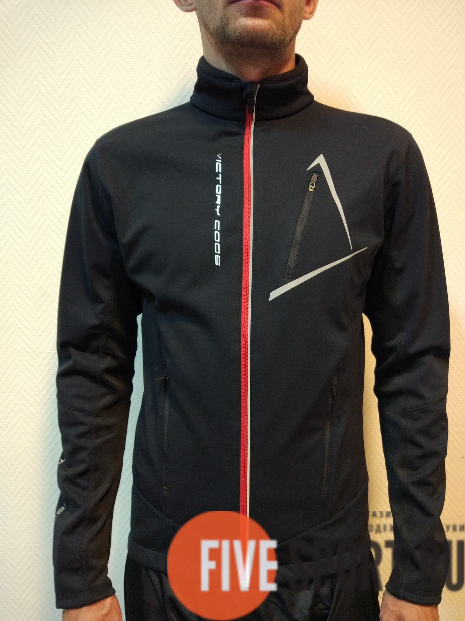 Victory Code Jr Dynamic разминочная куртка детская black - 3