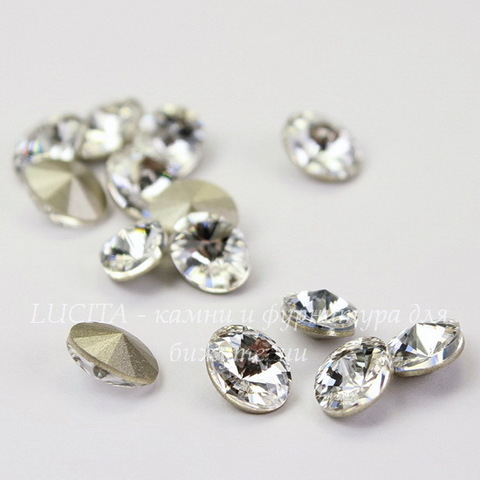 4122 Oval Rivoli Ювелирные стразы Сваровски Crystal (8х6 мм)