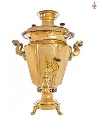 Старинный самовар Рюмкой гранный 11л