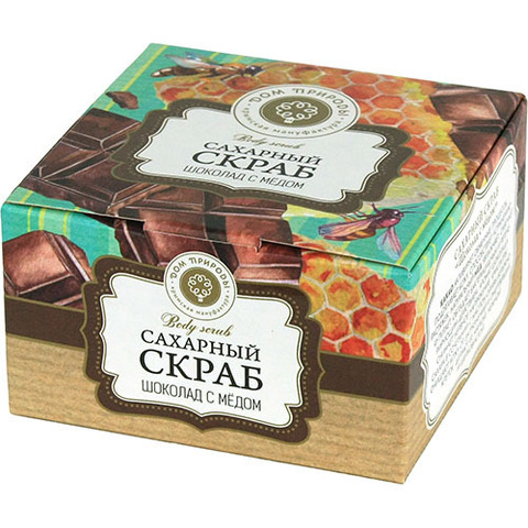 Скраб сахарный Шоколад с медом
