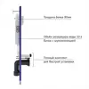 Berges 43389 Комплект : инсталляция NOVUM кнопка O3 хром глянец, унитаз OKUS Rimless 49 см, сиденье дюропласт микролифт, быстросъём