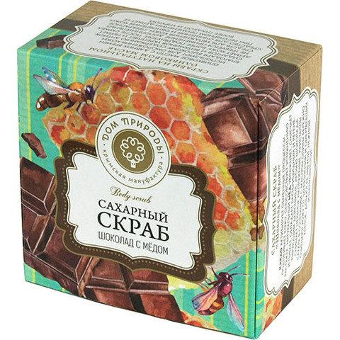 Сахарный скраб Шоколад с мёдом - 3