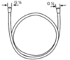 Kludi Suparaflex 6107291-00 Душевой шланг , цвет: белый