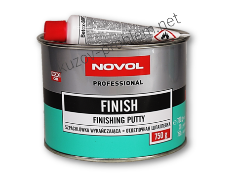 Шпатлевка Finish 0,75кг с отверд Новол 1122 Novol
