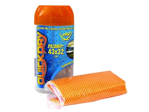 Zeus ZC127 Замша искусственная QuickDry супервпитывающая (в тубусе), 4