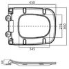 BelBagno Sela BB3201SC Сиденье дюропластовое с металлическим креплением, с механизмом Soft Close, цвет: белый