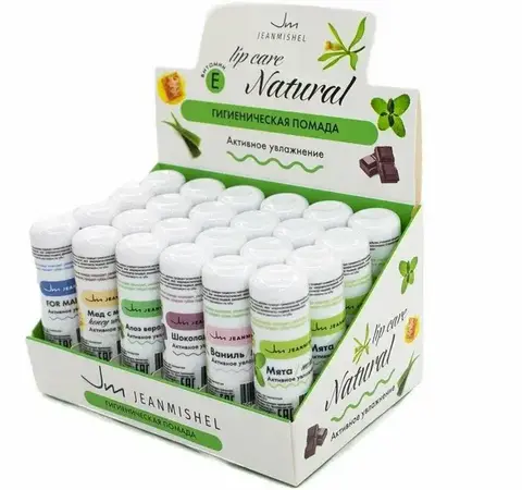 JEANMISHEL NATURAL Помада губная гигиеническая Активное увлажнение