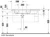 Duravit DuraStyle 2325100060 Раковина мебельная