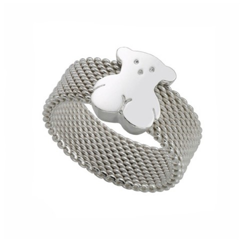 Кольцо Mesh Silver
