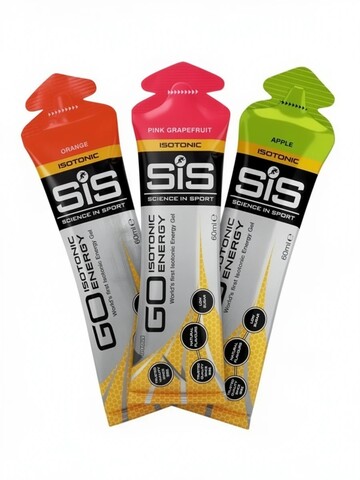Набор углеводных гелей SIS Go Isotonic Gel грейпфрут-апельсин-яблоко