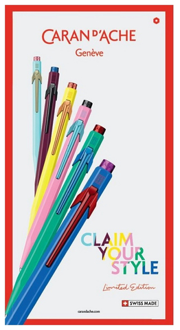 Ручка шариковая Caran d`Ache 849 Claim Your Style Edition 2 LE, Bluish Pale (849.539)