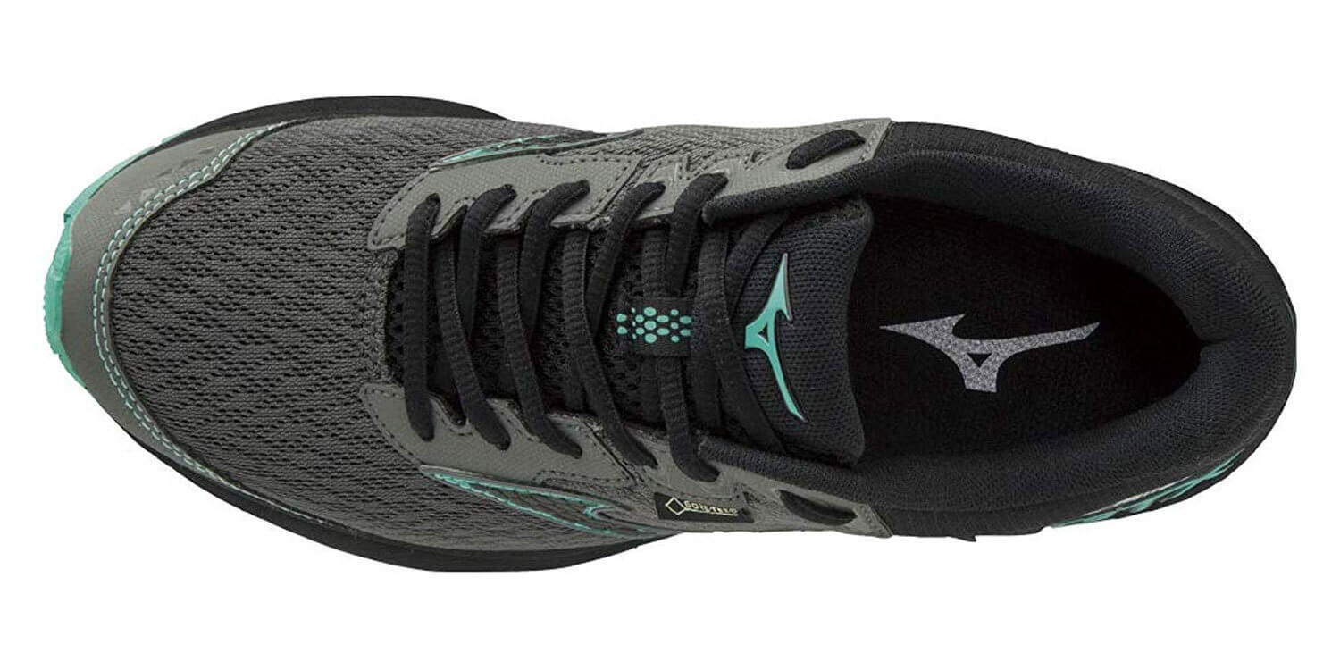 Mizuno Wave Rider 22 GoreTex женские беговые кроссовки черные - 4