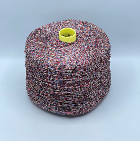Бобинная пряжа, Frescolino, 500м, 100%Лен, Мультиколор, 39986