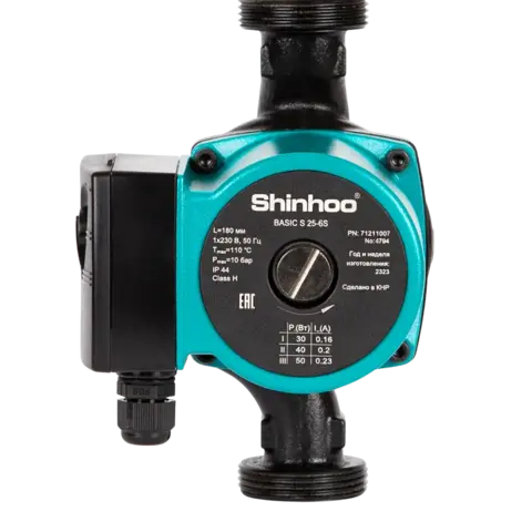 Циркуляционный насос SHINHOO BASIC S 15-6S 130 1x230V, 71211012