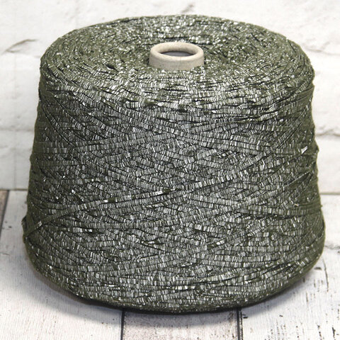 Пряжа фасонная IGEA WRAP 160 бело-зеленый