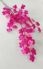 Растение искусственное, Ветка Барби, Фуксия, 100 см