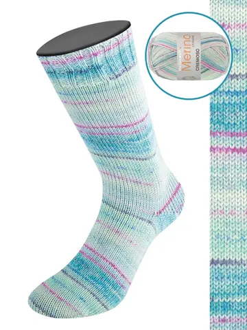 Пряжа Lana Grossa Meilenweit 100 Merino Extrafine Cremoso 4126