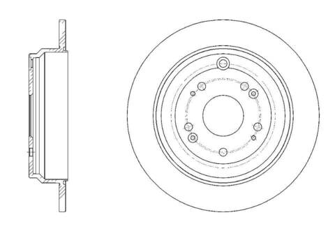 Диск тормозной G-brake  GR-12041