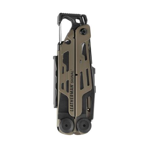 Мультитул Leatherman Signal Coyote, 19 функций, нейлоновый чехол (832404) | Multitool-Leatherman.Ru