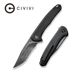Фото Складной нож CIVIVI Mini Sandbar, сталь Damascus, Micarta