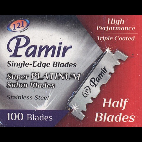 Лезвия половинки Pamir super platinum 100 шт