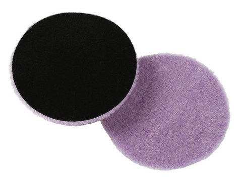 LAKE COUNTRY Purple foam wool,gолиров. круг меховой режущий СИРЕНЕВЫЙ 150*6мм