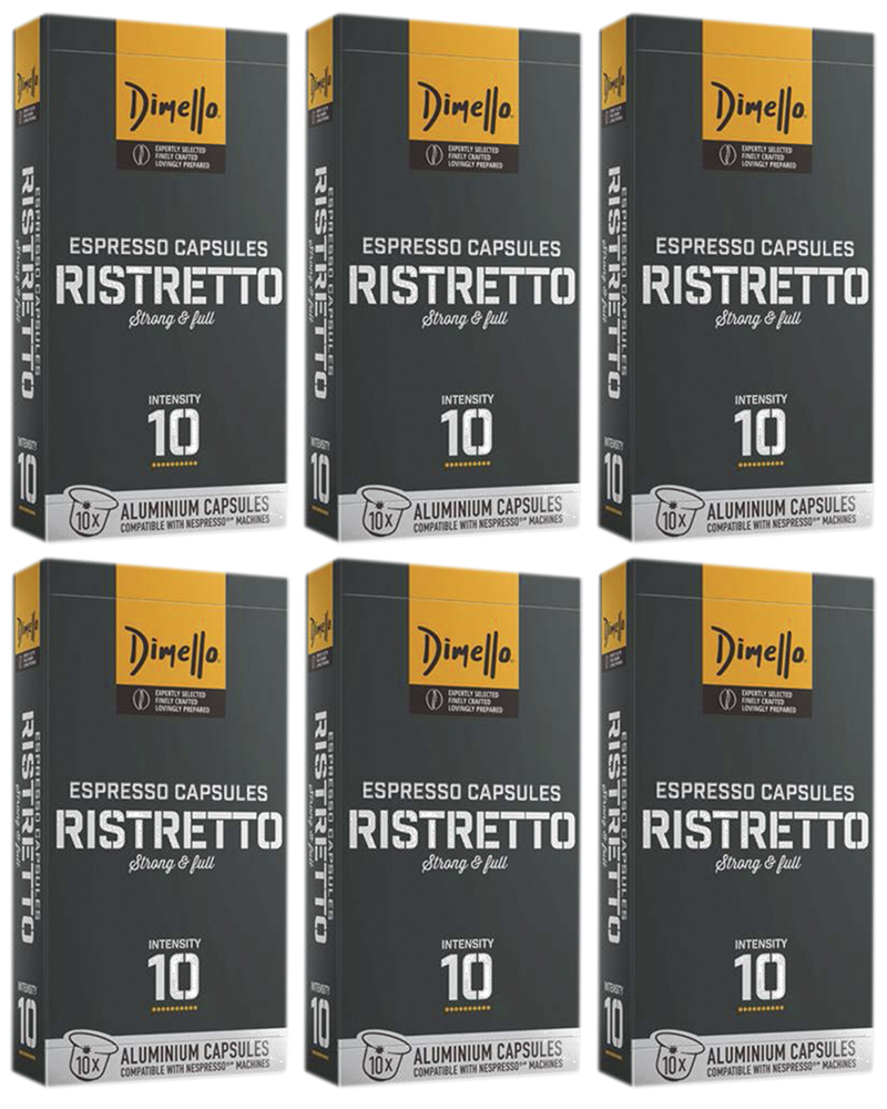 Dimello Кофе в капсулах Ristretto 10 шт. - 6 уп.