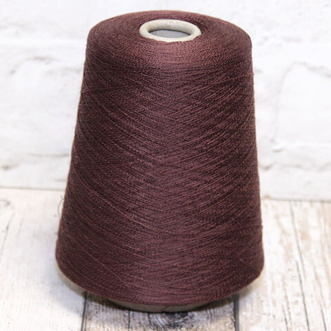 Меринос с вискозой (40%) ZEGNA BARUFFA CREPE 2/48 коричневый
