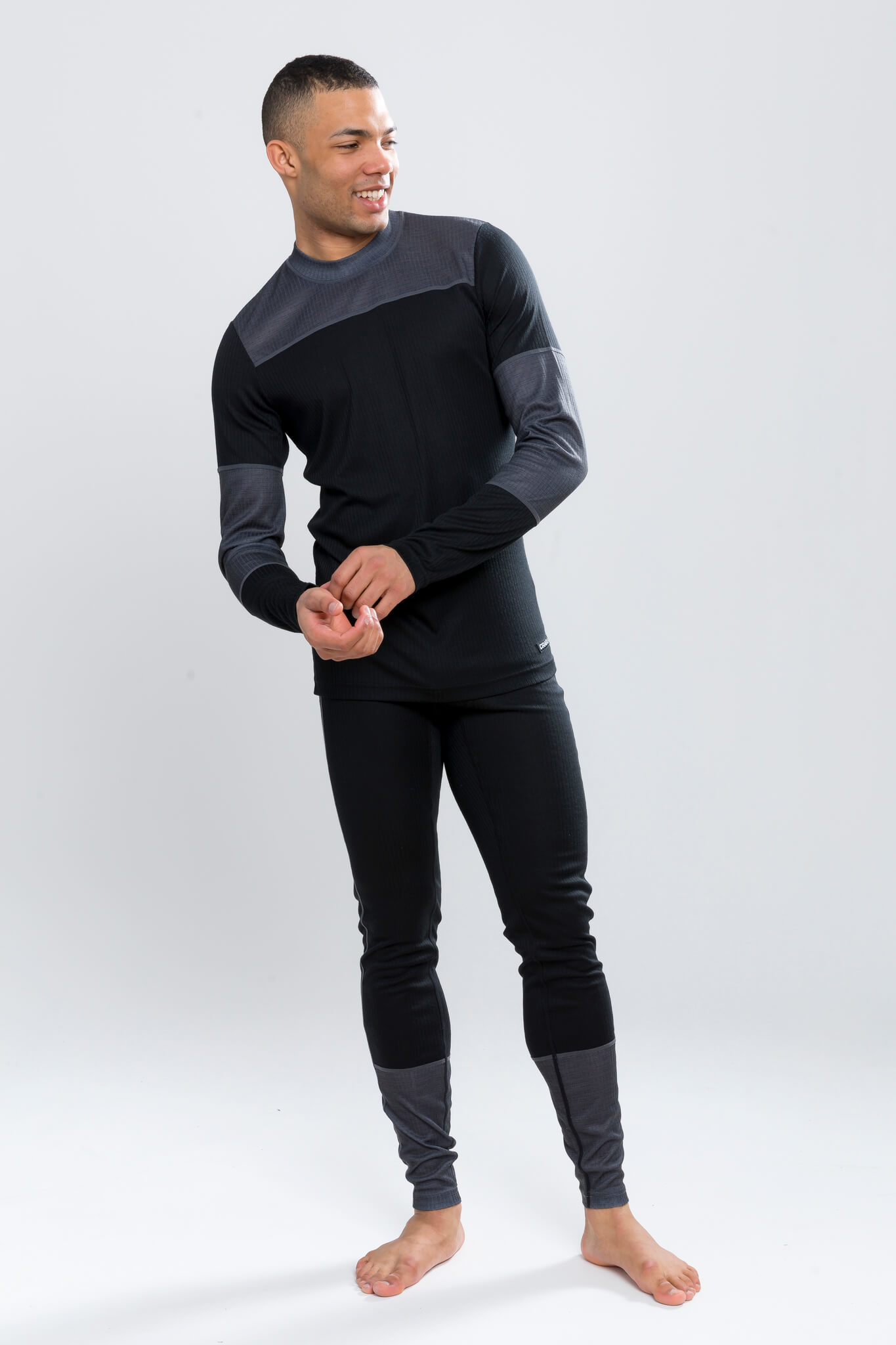 Craft Baselayer мужской комплект термобелья черный-серый - 2