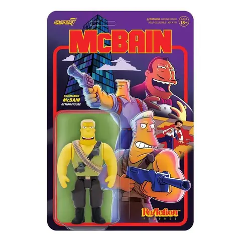 Фигурка Super7 The Simpsons. McBain: McBain (Commando)