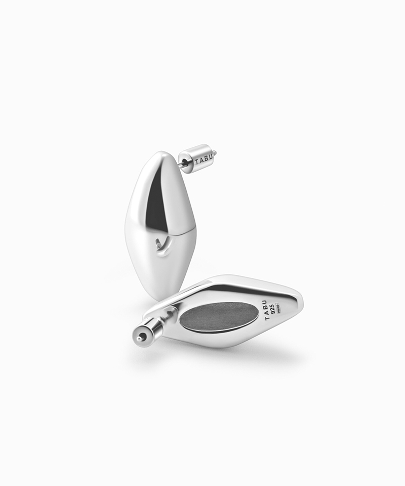 Серьги ROMB silver