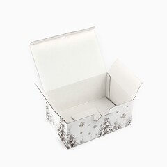 Коробка сборная одиночная Прямоугольник, С Новым годом, 22*15*10 см