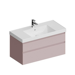 Kerama Marazzi Cubo CUB.100.2\MAL Тумба подвесная с ящиками 100, Мальва матовая фото