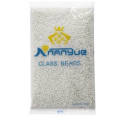 
          Бисер Alingar размер №8 вес 450 гр., белый глянец, непрозрачный, пакет