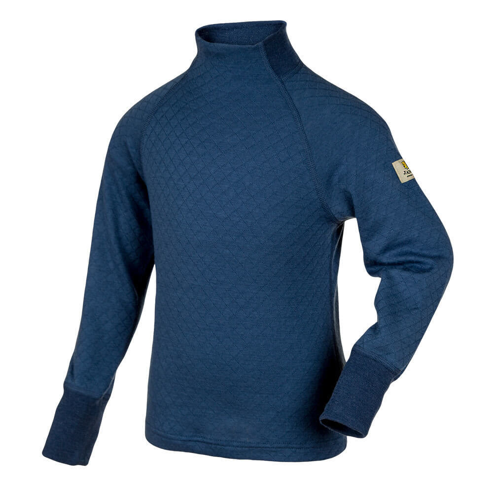 Janus Prince or Princess Wool комплект термобелья детский из шерсти мериносов синий - 2