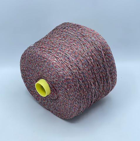 Бобинная пряжа, Frescolino, 500м, 100%Лен, Мультиколор, 39986